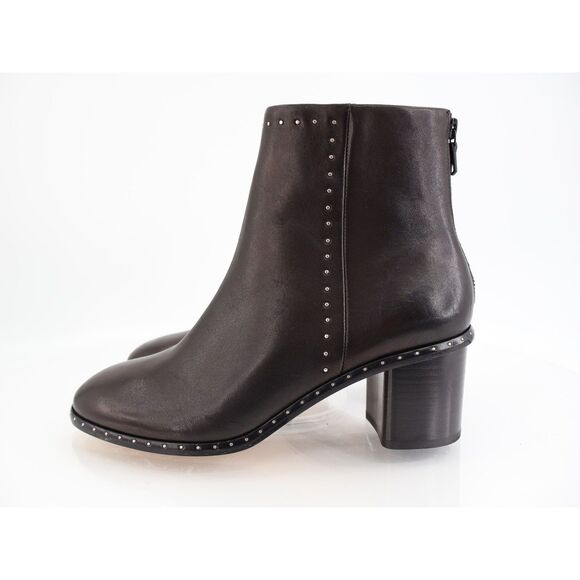 rag & bone Women's Willow Round Toe Studded Mid Heel Booties Size 39 9 NWOB - Picture 5 of 14